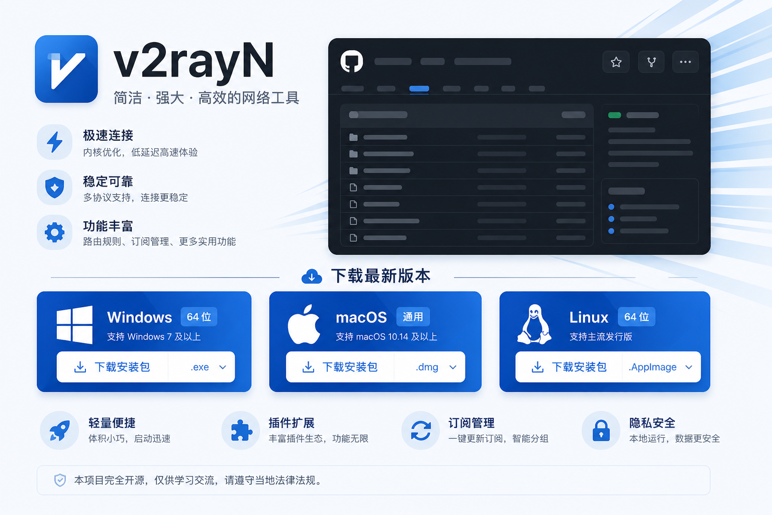 V2RayN使用教程图文版主视觉
